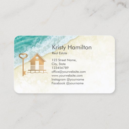 makelaardivisie visitekaartje (Achterkant)