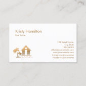 makelaardivisie visitekaartje (Achterkant)