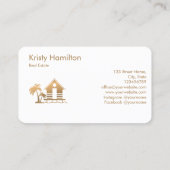 makelaardivisie visitekaartje (Achterkant)