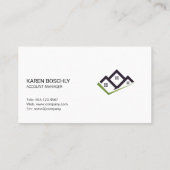 Makelaars in onroerend goed | bezit visitekaartje (Achterkant)