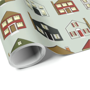 Makelaarshuizen Cadeaupapier
