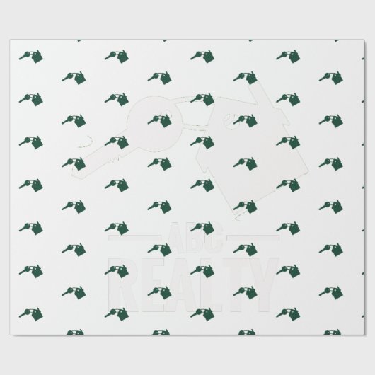 makelaarskantoor Logo tissue paper Cadeaupapier (Vlak)