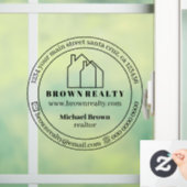 Makelaarskantoor Raamsticker (Huis)