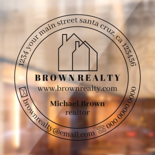 Makelaarskantoor Raamsticker (Vel 2)