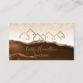 makelaarster voor onroerend goed visitekaartje (Voorkant)