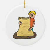 Maken van aardewerk keramisch ornament (Achterkant)