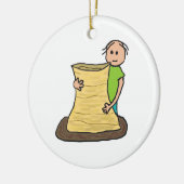 Maken van aardewerk keramisch ornament (Links)