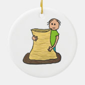 Maken van aardewerk keramisch ornament (Achterkant)