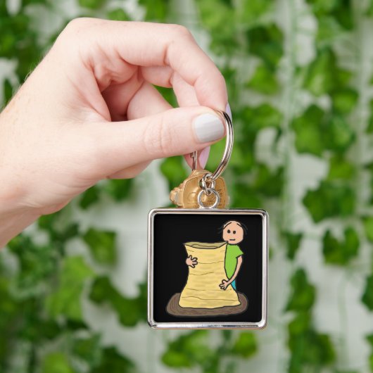 Maken van aardewerk sleutelhanger (Hand)