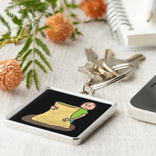 Maken van aardewerk sleutelhanger (Zijkant)