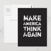 MAKEN VAN AMERIKA DAT HET Briefkaart VAN DE Social (Voorkant / Achterkant)