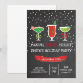 Maken van gedistilleerde dranken Bright Chalkboard Kaart (Voorkant / Achterkant)