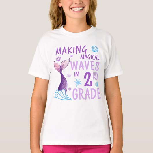 Maken van magische golven in 2e klas T-shirt (Voorkant)