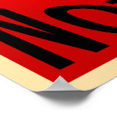 MAKEN VAN PIZZA NIET POSTER VAN DE OORLOG (Hoek)