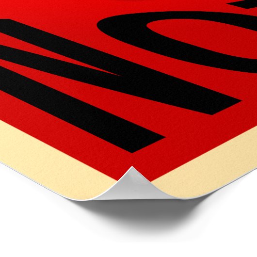 MAKEN VAN PIZZA NIET POSTER VAN DE OORLOG (Hoek)