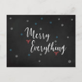 Maken van spirits Helderheid 3 Foto Collage Kerstm Feestdagenkaart (Achterkant)