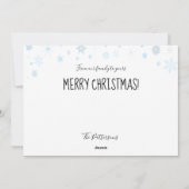 Maken van spirits met heldere foto kerstfeestdag K Feestdagenkaart (Achterkant)