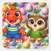 Maken Vierkante Sticker (Voorkant)