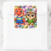 Maken Vierkante Sticker (Tas)