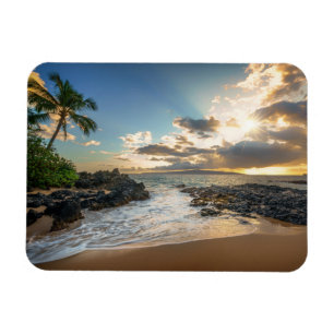 Makena Beach Cove Sunset Magneet