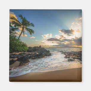 Makena Beach Cove Sunset Magneet