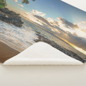 Makena Beach Cove Sunset Sherpa Deken (3/4)