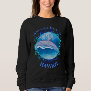 Makena Beach Hawaii Hi Vacation Souvenir Dolphin Trui