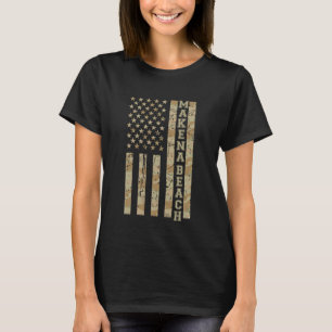 Makena Beach Hawaii Strand Woestijn Camo Vervuild T-shirt