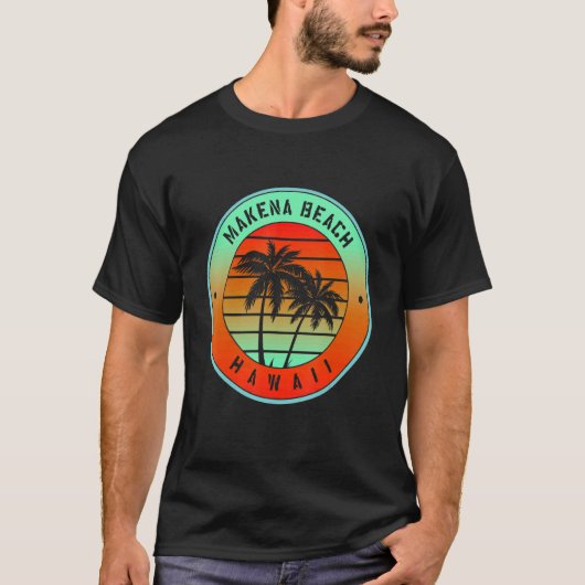 Makena Beach Hawaii T-shirt (Voorkant)