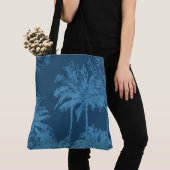 Makena Beach Hawaiian Sketchy Palms Beach Bag Tote Bag (Dichtbij)