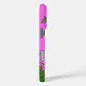 Makena Beach Hawaiian Sketchy Palms Magenta Case-Mate iPhone Case (Achterkant / Rechts)