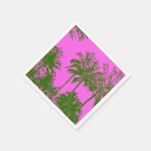 Makena Beach Hawaiian Sketchy Palms Servetten (Hoek)