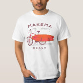 Makena Beach Maui  Beach Surfing T-shirt (Voorkant)