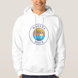 Makena Beach, Maui Faded Classic Style Hoodie