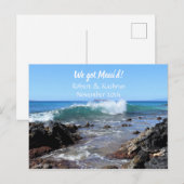 Makena Cove We hebben Maui'd Briefkaart (Voorkant / Achterkant)