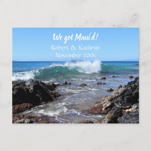 Makena Cove We hebben Maui'd Briefkaart (Voorkant)