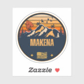 Makena, Hawaï Sticker (Vel)