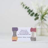 Makeover mode stijl persoonlijk ontwerp consultant visitekaartje (Staand voorkant)