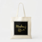 Maker: Garen en ambachten Faux Gold Project Tote Bag (Voorkant)