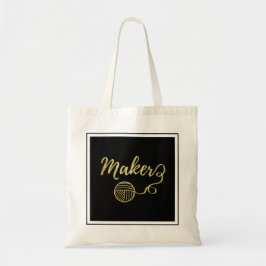 Maker: Garen en ambachten Faux Gold Project Tote Bag