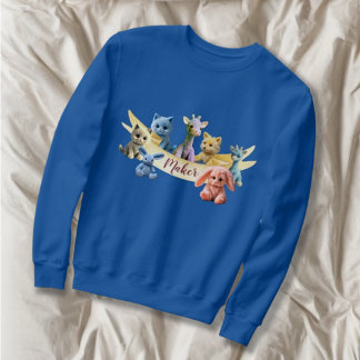 Maker - pluche dierenspeelgoed trui