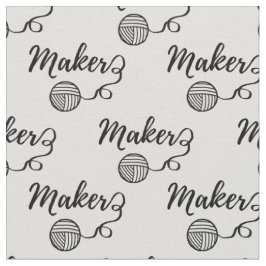 Maker: Typografie voor garens en ambachten Stof