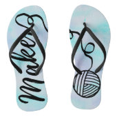Maker: Typografie voor garens en ambachten Teenslippers (Voetbed)