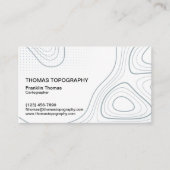 maker van cartografische kaarten visitekaartje (Voorkant)