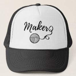 Maker Yarn + Crafts Typografische Trucker Pet