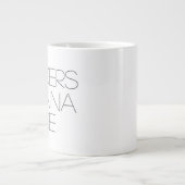 Makers Gonna Make (linkshandig) Jumbo 20 oz kerami Grote Koffiekop (Voorkant)