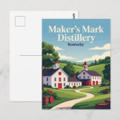 Maker's Mark Distillery Kentucky Briefkaart (Voorkant / Achterkant)