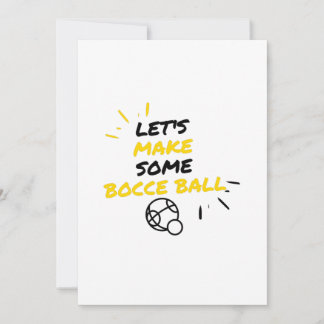 Makers van de Bocce-bal sport Feestdagenkaart