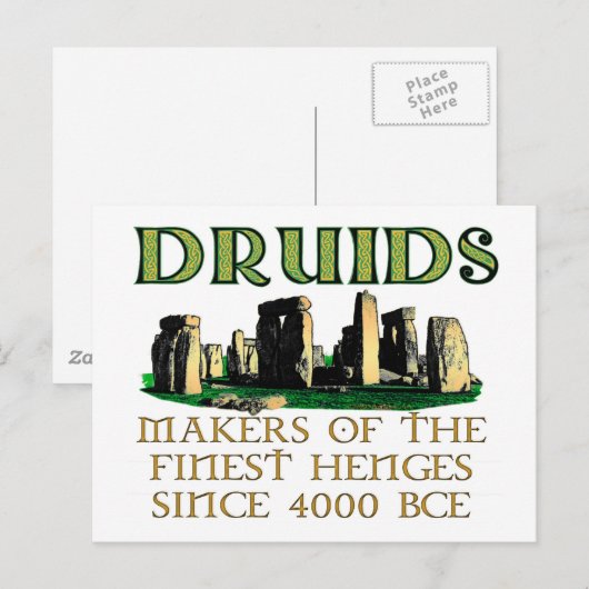 Makers van de Finest Henges Briefkaart (Voorkant / Achterkant)