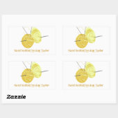 #makersmovement Handgemaakt breien Rechthoekige Sticker (Vel)